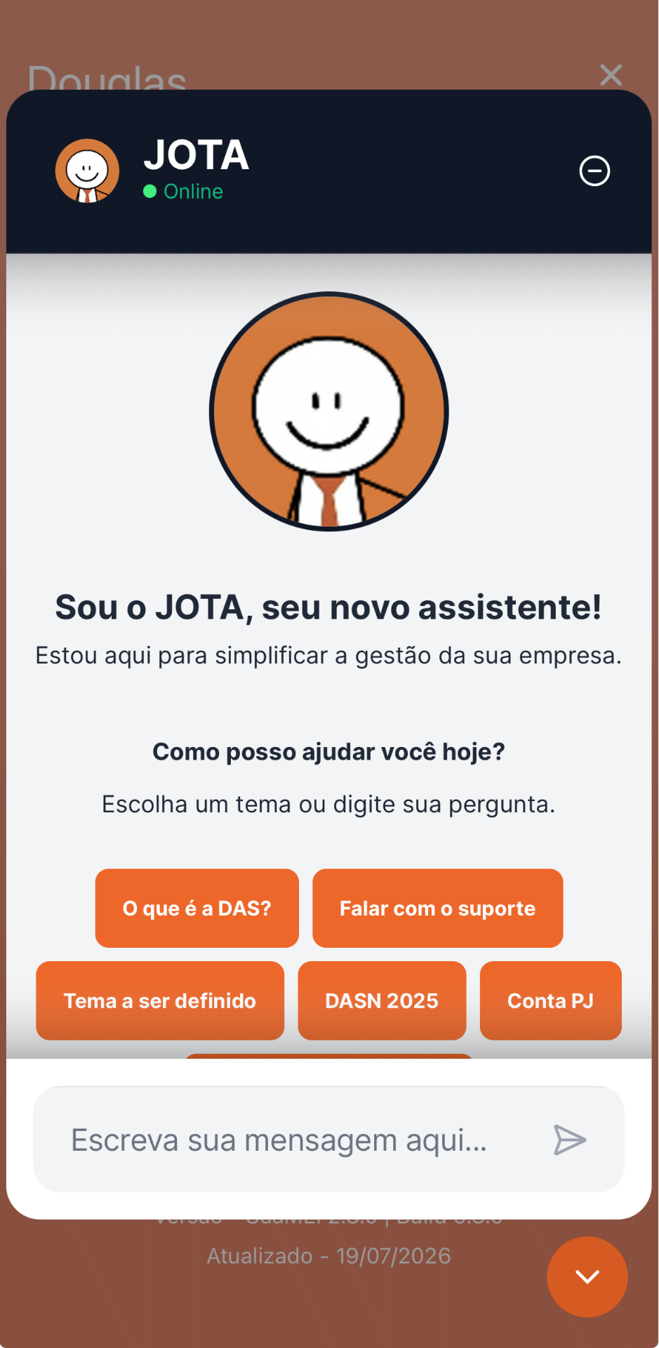 JOTA · Assistente